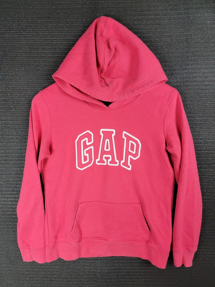 Gap hoodie Women s sweatshirt size small pink classic logo casual faded