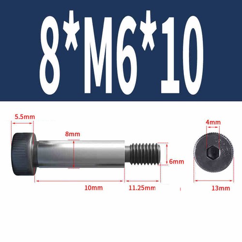 Shoulder Screws Allen Bolt Thread Socket Head High Tensile 12.9 M5 M6- M16 Steel - Picture 35 of 166