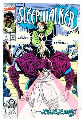 Sleepwalker #9 She's Lovely Lethal Lullaby 1992 Comic Marvel Comics F+ ...