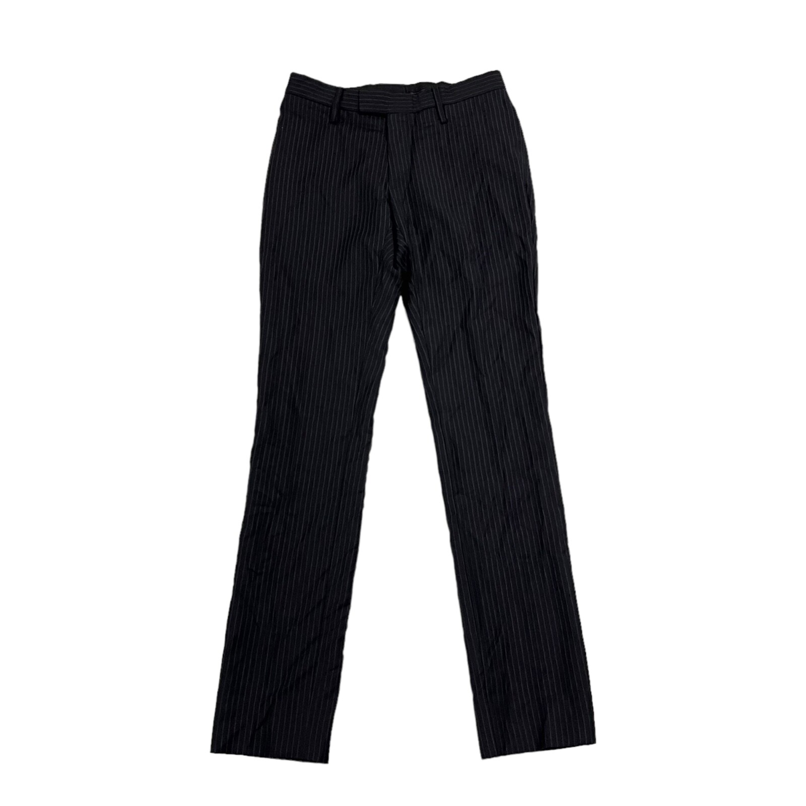 Gucci Pin Striped Suit Trousers Vintage High End Designer Dress Pants Black eBay