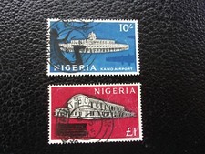 NIGERIA - timbre yvert/tellier n° 108 109 obl (CYN4) 