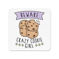 Beware VerrüCkte Cookie MäDchen KüHlschrankmagnet Scherz Tochter Kinder Nahrung