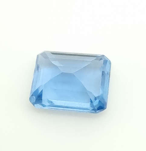 Natural Aquamarine 4.26 Cts Octagon Cut Loose Gemstone AG71 - Picture 3 of 6