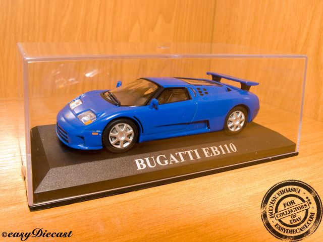 BUGATTI EB 110 1/43 ミニカー BUGATTI EB110 EB-110 DARK BLUE 1:43 MINT!!! | eBay
