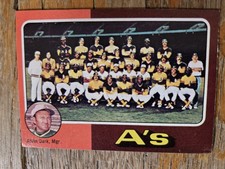 1975 Topps - Team Checklist Alvin Dark #561