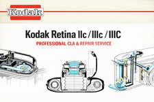 Kodak Retina IIc / IIIc / IIIC Professional CLA Repair Service