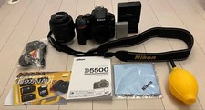 Nikon D5500 DSLR Camera with AF-S DX 18-55mm VR II Lens  16GB SD Card, 2 Batte