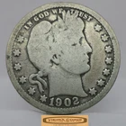 1902 Barber Silver Quarter - #C57093NQ