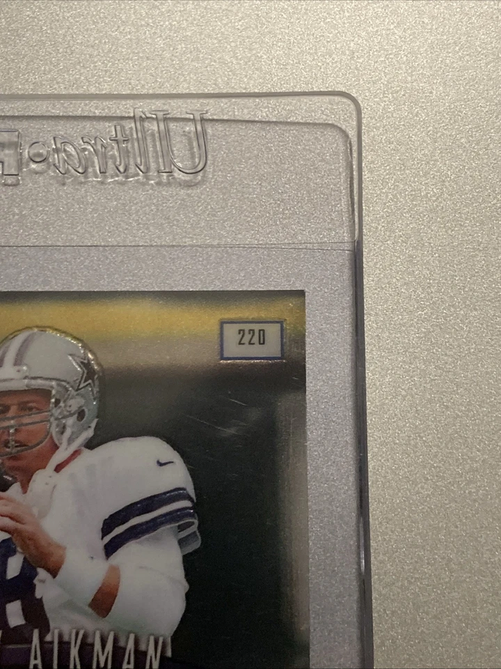 1998 Topps Finest Troy Aikman# 220 Dallas Cowboys - Image 3 of 4