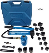 TEMCo Hydraulic Knockout Punch TH0004 - Electrical Conduit Hole Cutter Set 