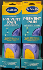 2 Pairs: Dr. Scholl's Prevent Pain Women's Shoe Insoles Size 6-10