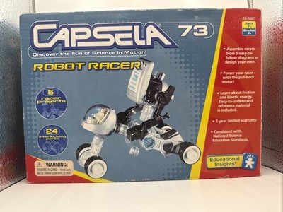 NEW SEALED 2004 Capsela 73 Robot Racer Model Kit by VTECH Electronics RARE!