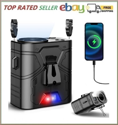 20000mAh Portable waist fan Clip on Belt Shirt Body Rechargeable Battery 5 Speed