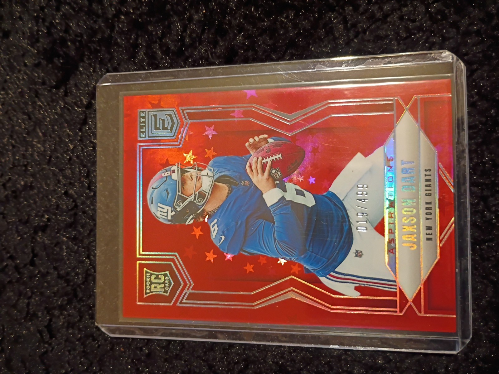 2025 Panini Donruss Elite - Rookies Jaxson Dart #103 Aspirations Stars /499 (RC)