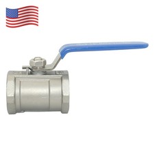 1-1/4" 1.25 in 1-piece Ball Valve NPT Female Thread Stainless Steel 304 US STOCK