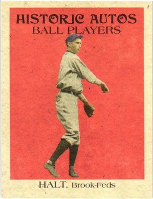 Al Halt 2019 Federal League Historic Autos Ball Players Trading Card