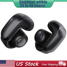 Ultra Open-Ear True Wireless Bluetooth Earphone Ultra Open Earbuds Black - New