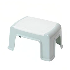 Small Plastic Step Stool - Heavy-Duty ABS Shower Stool, Anti-Slip Bath Stool ...