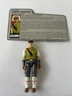 Vintage 1986 GI Joe CROSS-COUNTRY Action Figure 3.75 - Figure with card TM