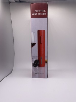 Electric Wine Opener Battery Operated Wine Bottle Openers with Foil Cutter Black