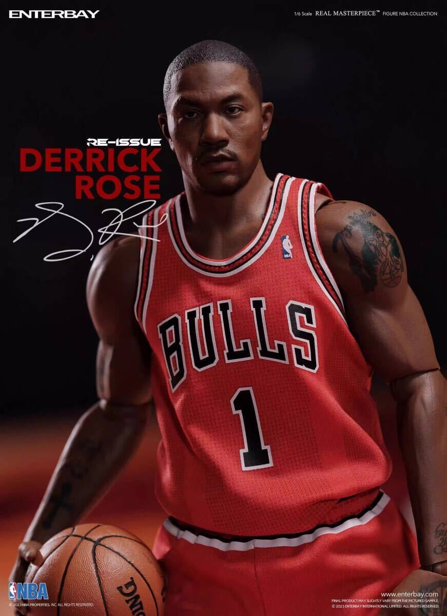 ENTERBAY DERRICK ROSE 1/6 フィギュア　ローズ ENTERBAY 1/6 NBA Bulls Derrick Rose Limited Ver. Action
