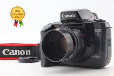  Near MINT w/Hood  Canon EOS-5 QD 35mm Film Camera EF 50mm f/1.8 ll Lens JAPAN