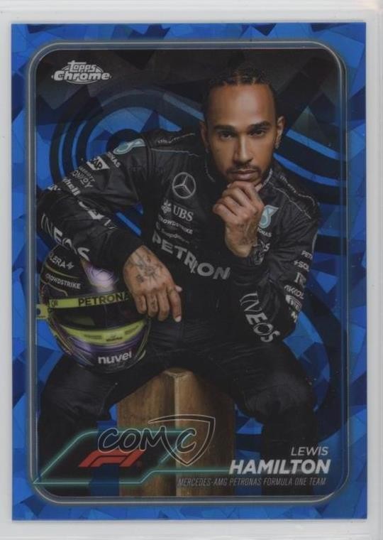 2024 Topps Chrome Sapphire Edition Formula 1 F1 Drivers Lewis Hamilton #6 1h39