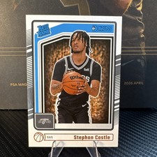 Panini Donruss 2024-25 Rated Rookie #244 Stephon Castle San Antonio Spurs