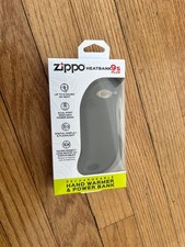 NEW Zippo HeatBank 9s Rechargeable LCD Hand Warmer  Power Bank-Lanyard - NIB