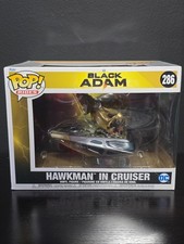 Funko Pop Rides DC Black Adam Hawkman in Cruiser #286