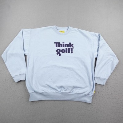 Golf Wang Sweatshirt Mens 2XL Blue Think Golf Tyler The Creator Pullover Hip Hop