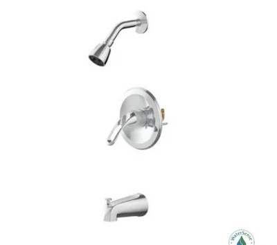 Anchor Point Single-Handle 1-Spray Tub and Shower Faucet in Chrome 1.8GPM