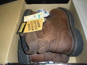 Lacrosse 564600-8W 8" Leather Foreman Work Boots Size 8 Wide - Image 4 of 4