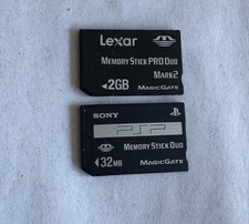 Lexar 2GB Memory Stick  PSP 32MB Pro Duo Genuine Memory Card For Sony Camera