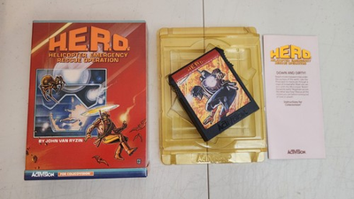 #ad #ad MINTY H.E.R.O. For Colecovision Coleco ADAM CIB Activision RARE $99.95