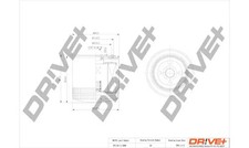 Ölfilter Anschraubfilter DP1110.11.0289 Dr!ve+ für ROVER HONDA