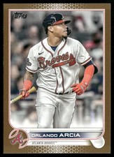 Orlando Arcia 2022 Topps Update Gold #US169 SN Atlanta Braves /2022