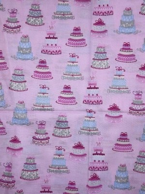 Celebrate Cake Fabric M'Liss Rae Hawley JoAnn Cotton 44'' 3/4 Yard