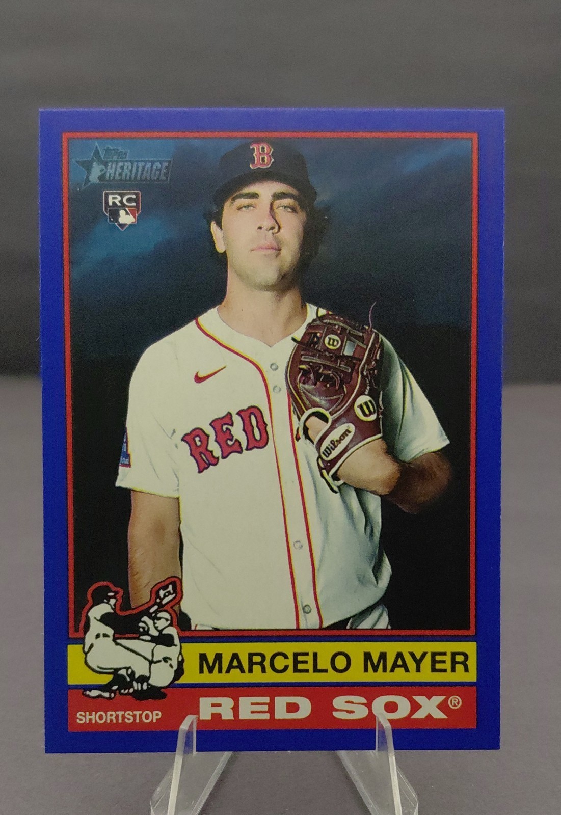 2025 Topps Heritage High Number - Marcelo Mayer #688 Dark Blue Bordered (RC)