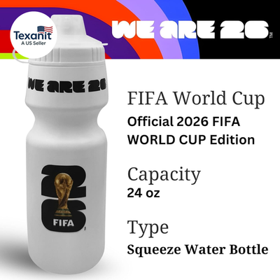 Official FIFA World Cup 2026 Edition - 24Oz Refillable Squeeze