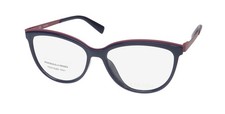 NEW ESCADA VES945 EYEWEAR CAT EYE FULL-RIM 0J74 PLASTIC 53-15-135 WOMENS BLUE