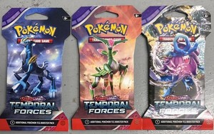 pokemon temporal forces sleeved booster pack Amazon.com: POK Trading Card Game Scarlet & Violet 05 Temporal Forces  Sleeved Booster : Toys & Games