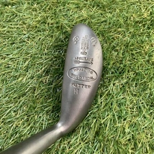 Antique Spalding Gold Model H Putter Hickory Shaft RH 33" D7 SCARCE