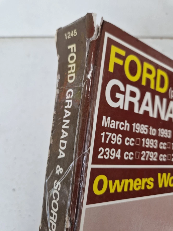 Ford Granada Mk3 & Scorpio Haynes Manual March 1985 to 1993 Petrol - Image 4 of 4