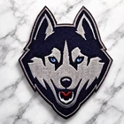 UCONN HUSKIES EMBROIDERED IRON ON PATCH 3.25"X4" FREE SHIPPING AND TRACKING