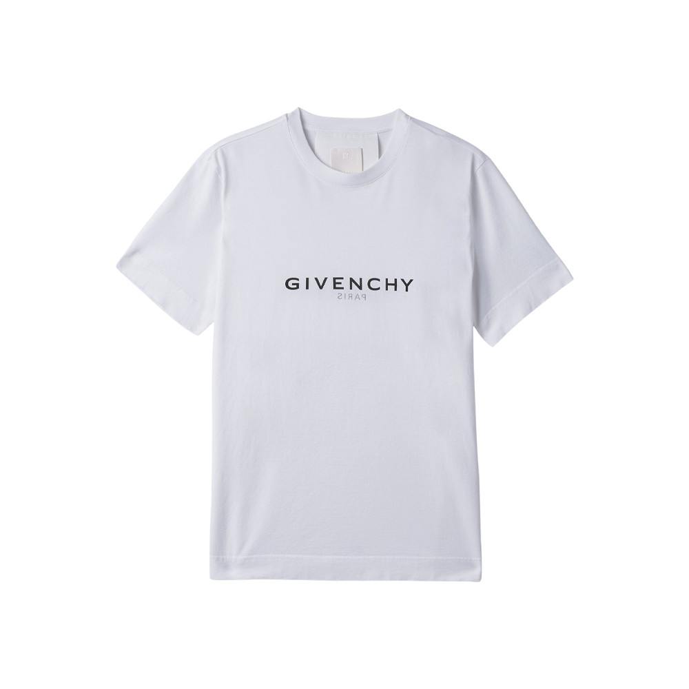 Givenchy Reverse Slim Fit Short Sleeve T-Shirt White 22SS