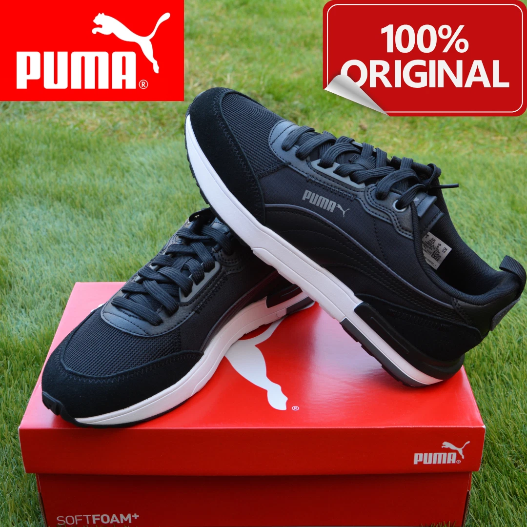 Puma R22 Trainers Shoes 383462-01 Sneakers New Black Size 6
Opens in a new window or tab