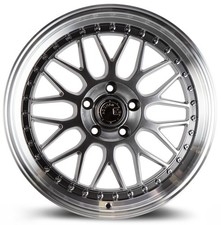 4-new 19 Aodhan Ah02 Ah2 Wheels 19x8.5 5x114.3 35 Hyper Black Rims 73.1