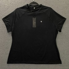 Stockholm Equestrian Dynamic Base Layer Short Sleeve Top size 2XL Black NWT
