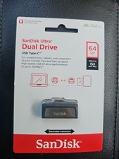 SanDisk 64GB Ultra Dual Drive USB Type-C, USB 3.1 Flash Drive - SDDDC2-064G-A46